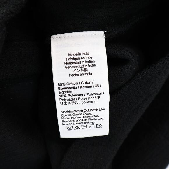 NWT Madewell Split-Crewneck Cardigan Sweater Tank In True Black Size XS - Picture 8 of 9